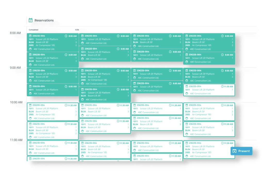 Texada Dashboard Calendar for Busy Schedules