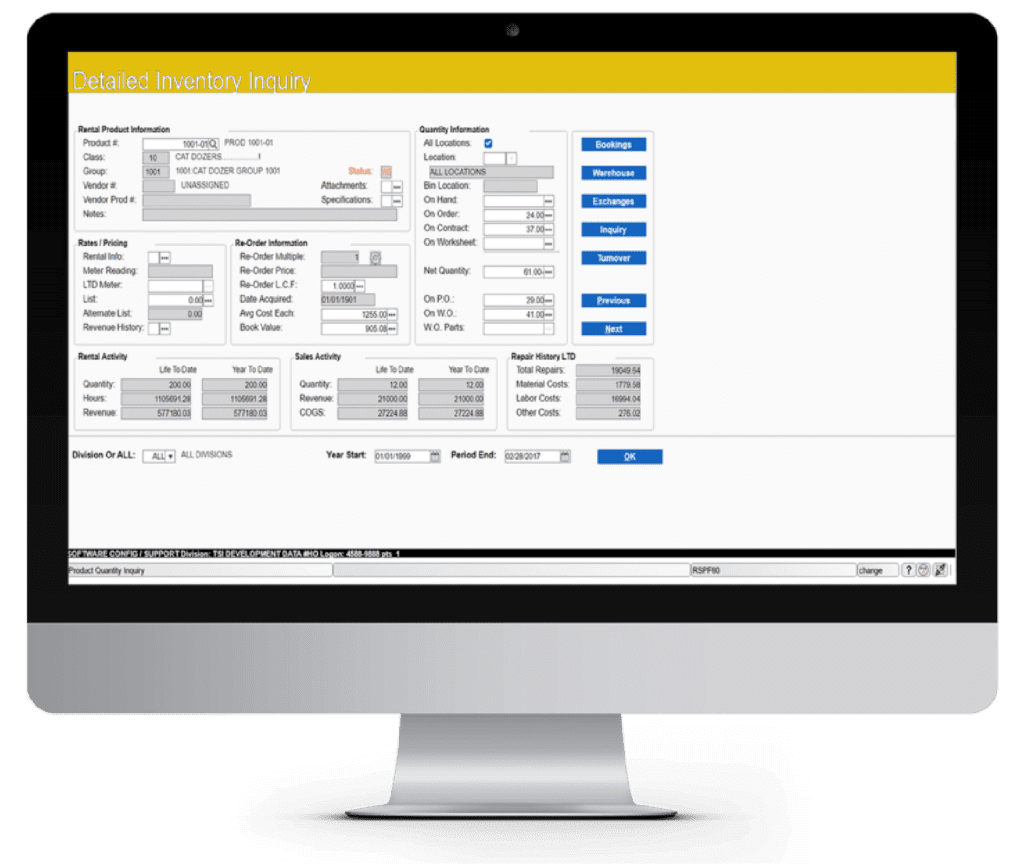 Texada Rental Management Software
