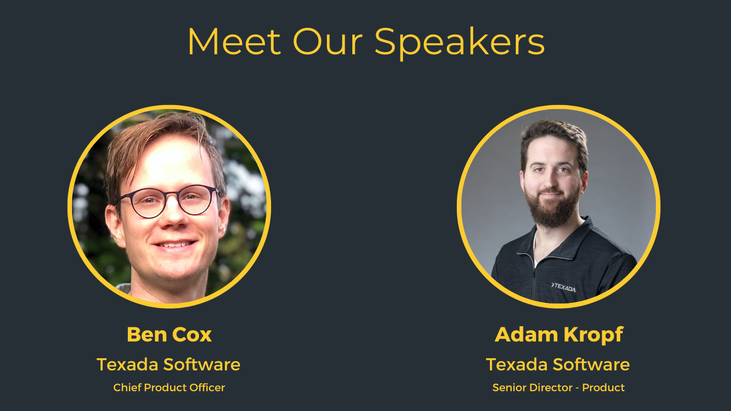 This image represents the speakers of Texada Software