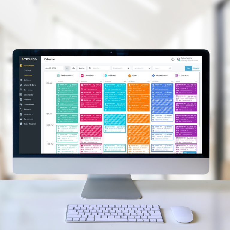 equipment rental software