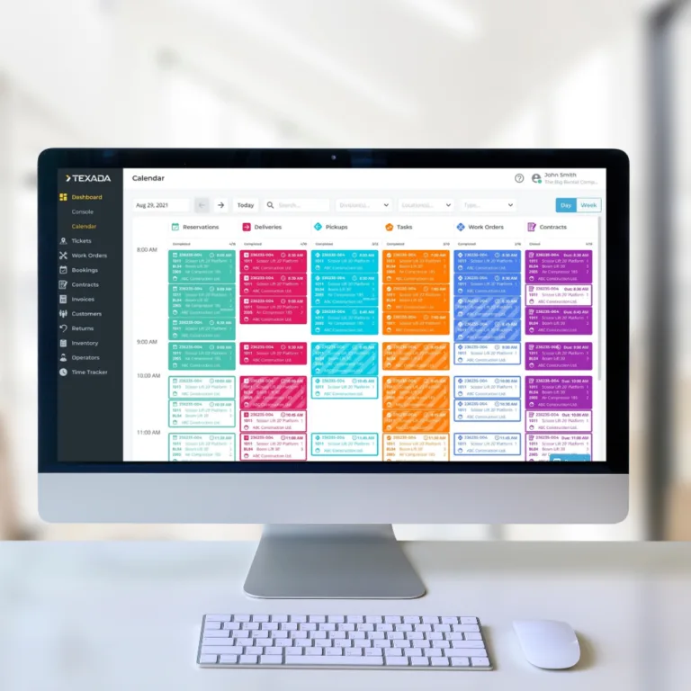Fleet & Heavy Equipment Rental Software | Texada