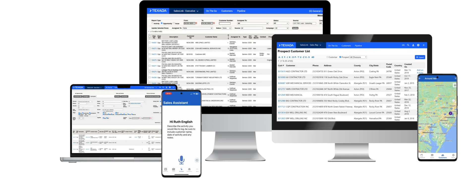 Texada's CRM Suite for Equipment Dealers